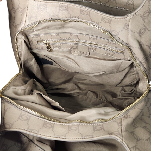 🆕️ Bebe Alexis Shopper Shoulder Bag In Taupe - Picture 11 of 17